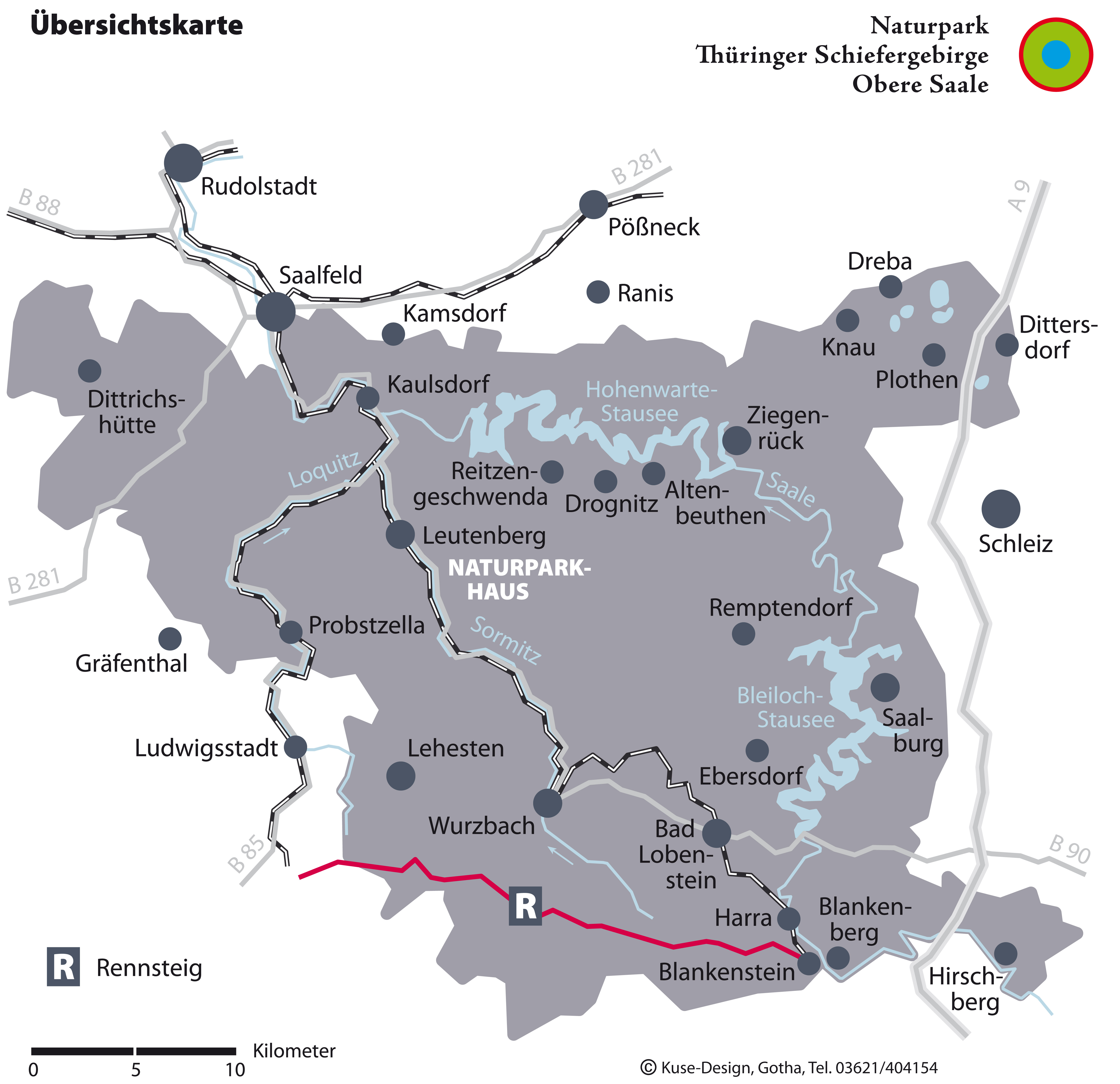 Naturpark Thüringer Schiefergebirge/ Obere Saale