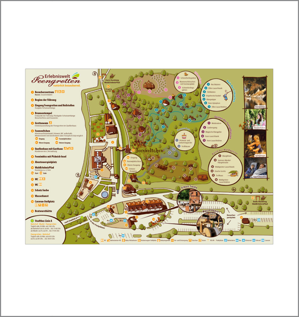Geländeplan Feengrottenpark
