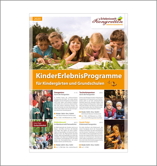 Angebote für Kindergruppen 2020