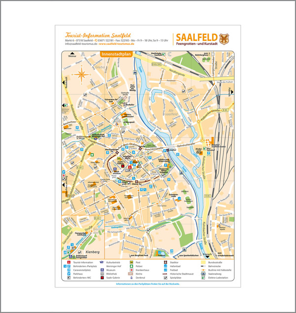 Stadtplan Saalfeld