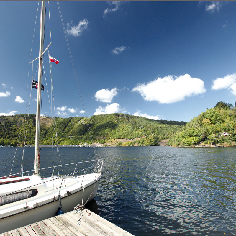 Badestellen am Hohenwarte-Stausee