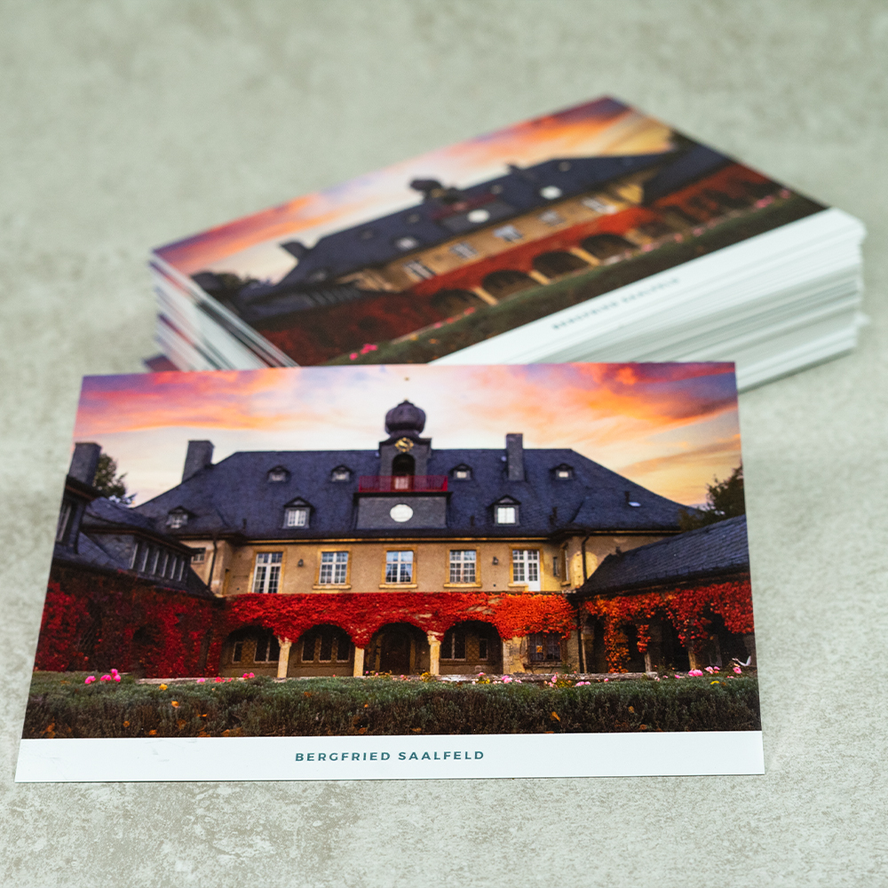 Postkarte Villa Bergfried Saalfeld